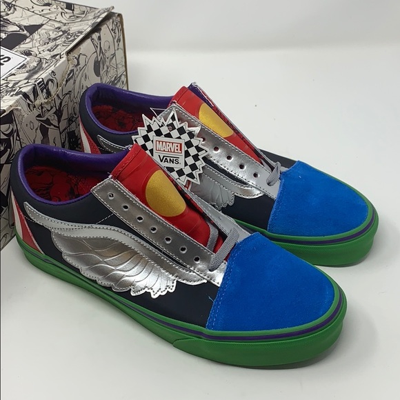 marvel vans size 9